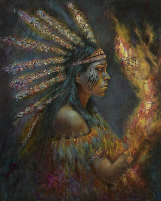 Native Fire - Fine Art Paper Prints